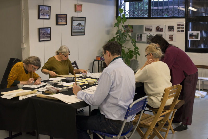 Cours à l’Atelier Terre et Encre